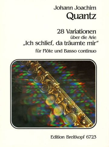 Quz Johann Joachim - Achtundzwanzig Variationen - Flute Basso Continuo