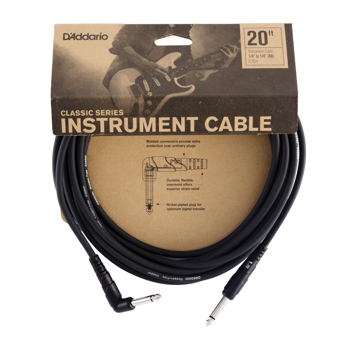 Classic Series Right Angle Plug 20 Feet
