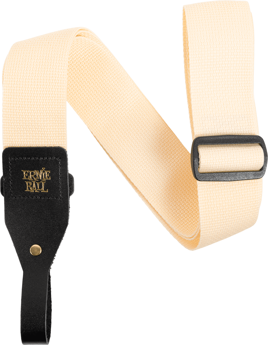 Sangle Polypro Crème pour Guitare Acoustique