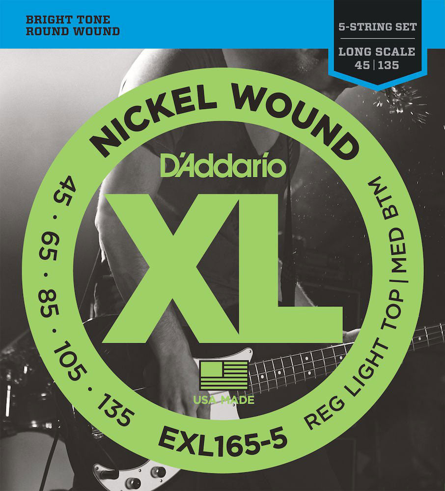 EXL165 Nickel Wound Long Scale Regular Light Top 45-105