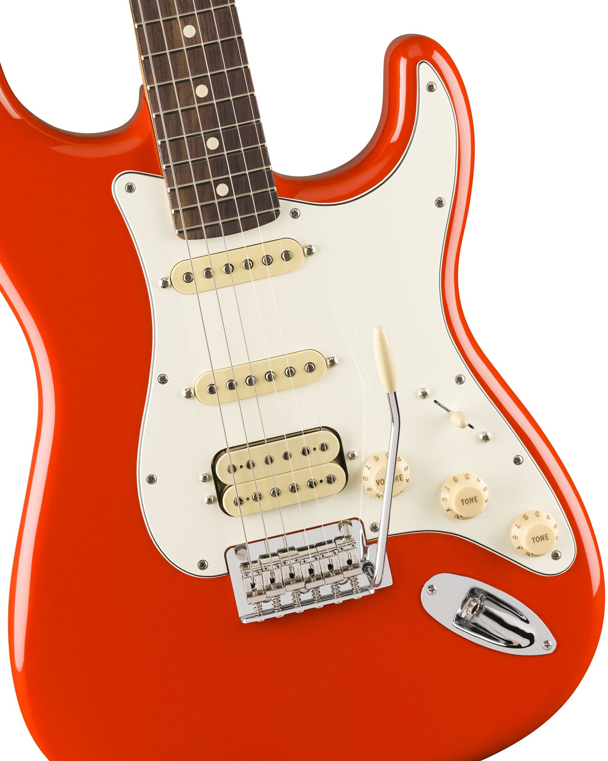 Stratocaster HSS Player II RW Coral Red