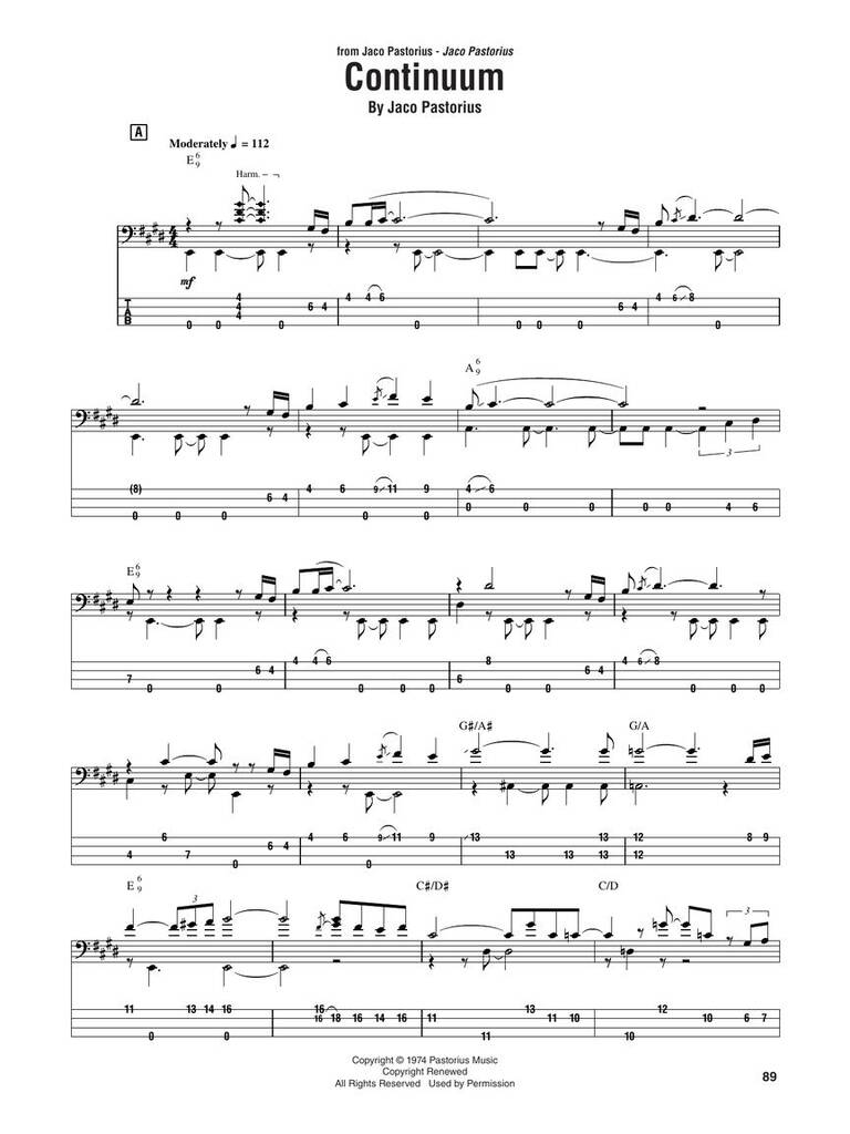Jaco Pastorius Omnibook