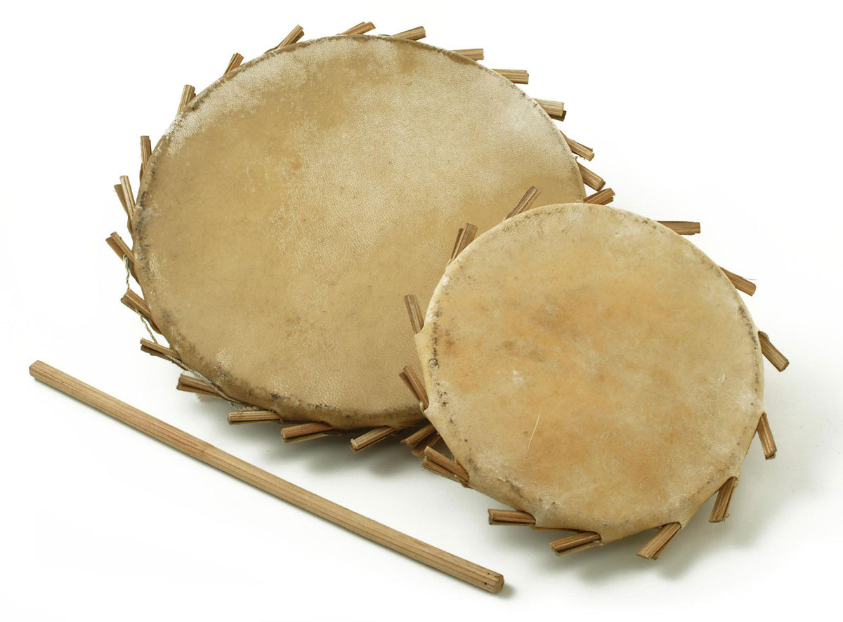 Yoman MT011 - Sakara Tambourin En Terre Cuite - Diam 24 CM