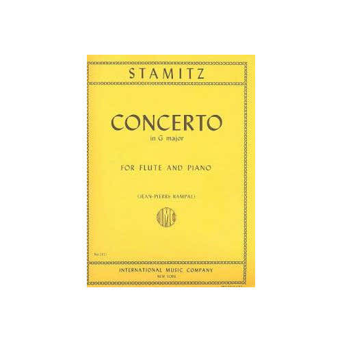 IMC Stamitz Carl - Concerto In G Major - Flute & Piano