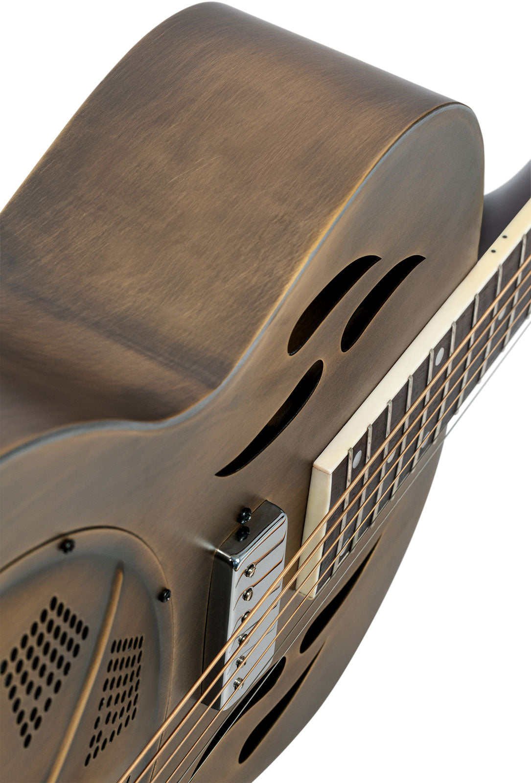 Americana 4/4 Chitarra resonator + custodia morbida professionale