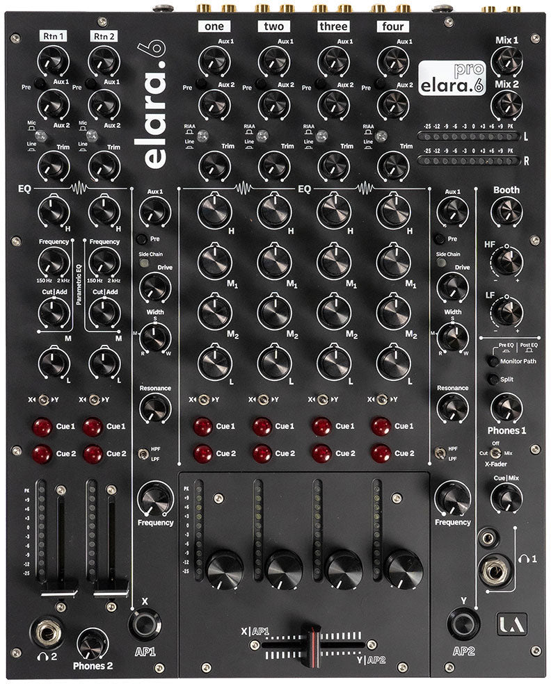 Union Audio ELARA.6 professional 4+2-CH Rotary Performance-Mixer