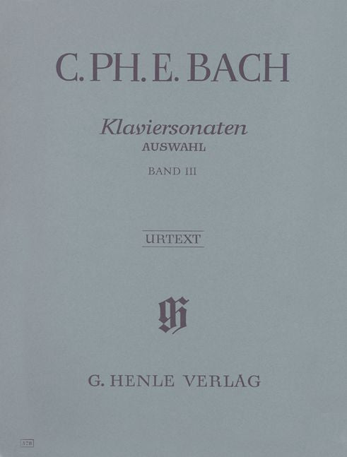 C.P.E. - Selected Piano Sonatas Volume Iii