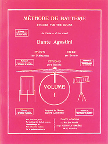 Méthode De Batterie Vol.1 - Agostini