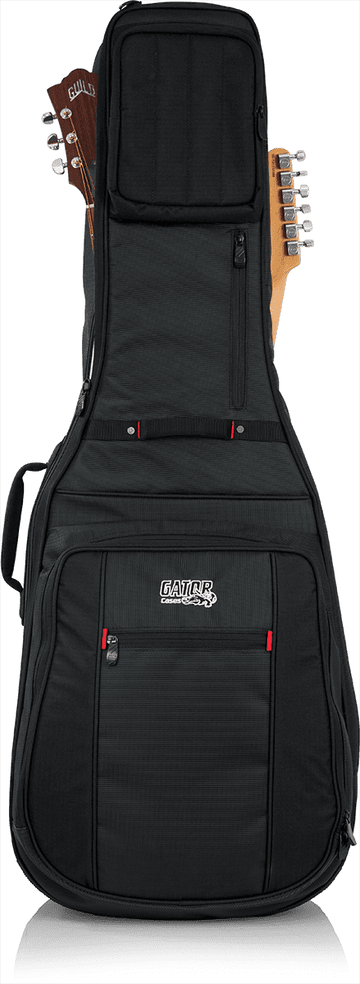 Doppel-Gitarrentasche E-Gitarre + Folk - ProGo