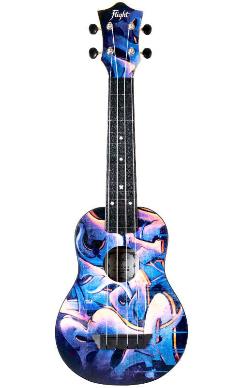 Flight: TUS40 ABS Travel Ukulele - Graffiti