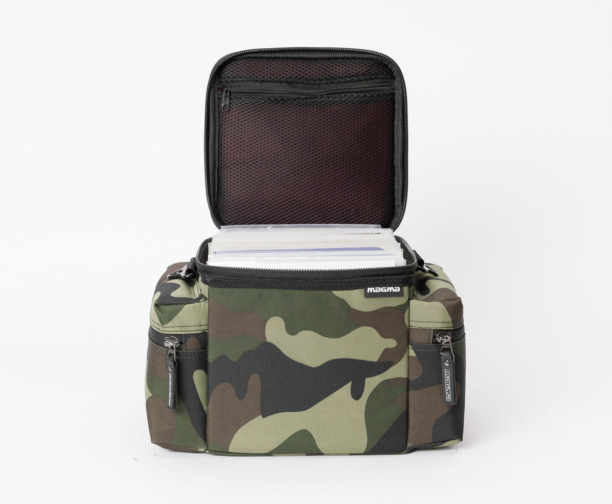45 RECORD-bag 100 CAMO-green/bordeaux