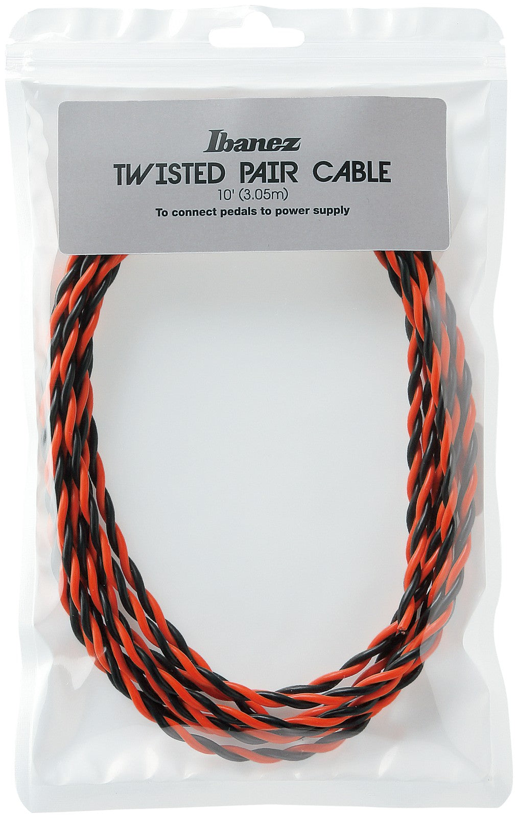 Twisted-Pair DC Cable (Cable Only, Plugs Not Included)