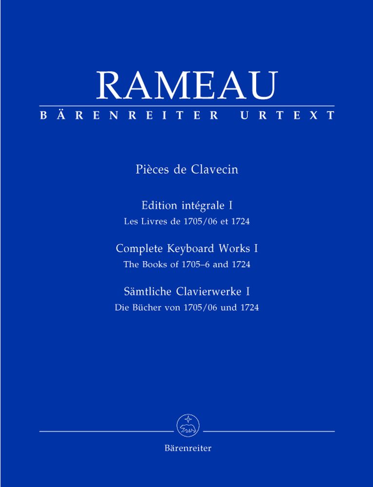 Rameau J.P. - Pieces De Clavecin Edition Integrale Vol.1