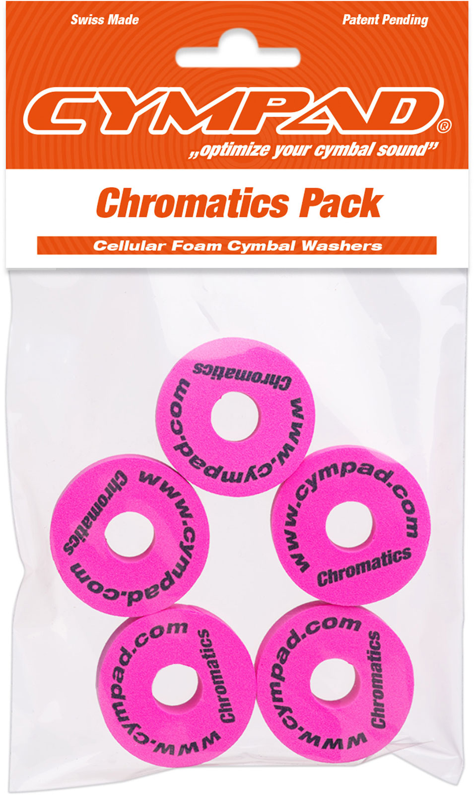 Set mit 5 Pads CYMPAD CHROMATICS Rosa