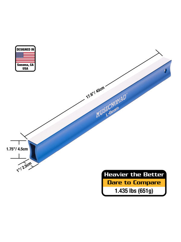 MN811 L-beam Schleifstab für Bünde Akustik- und E-Gitarre - 45cm