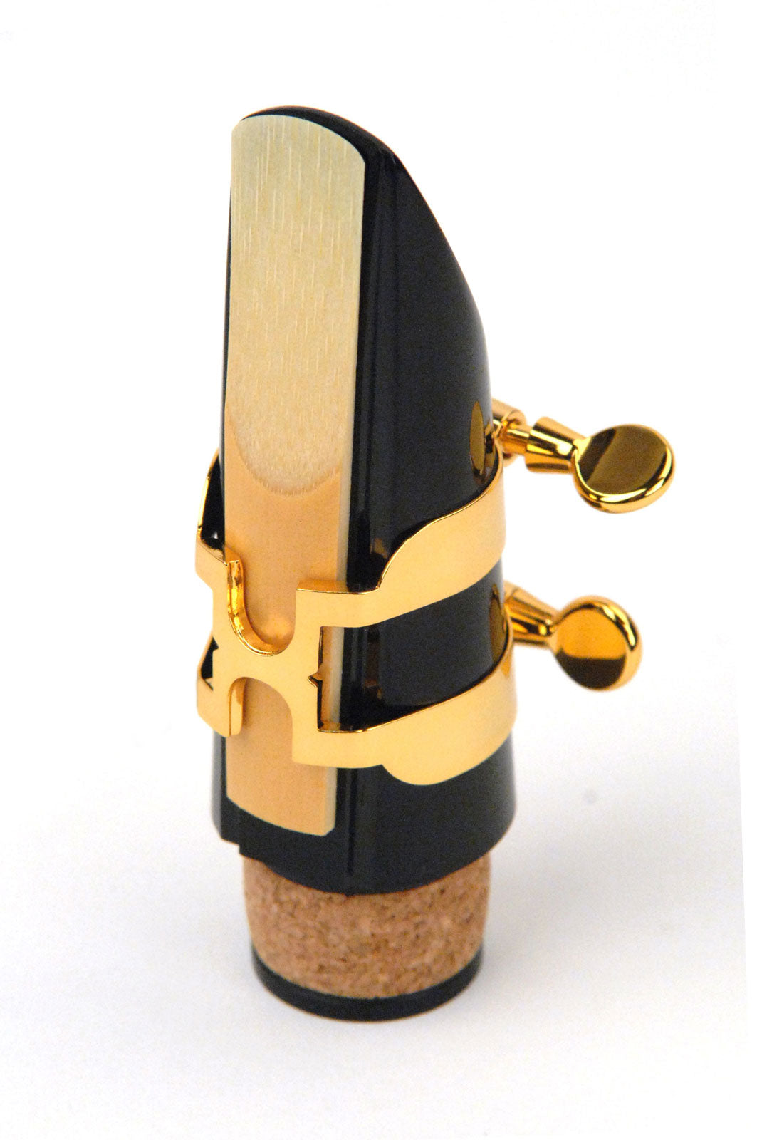 Ligature H et Couvre-bec Clarinette Sib Doré