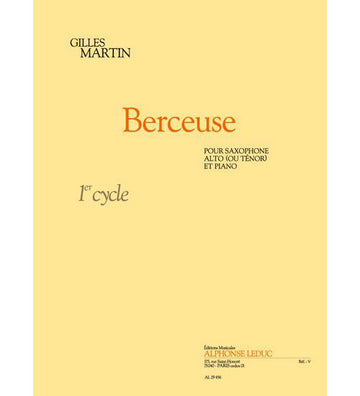 MARTIN GILLES - BERCEUSE - SAXOPHONE & PIANO