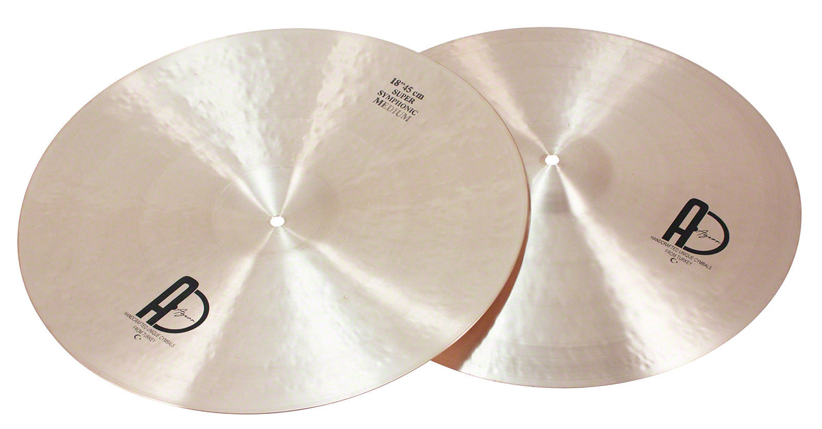 Agean Cymbales Frappées 18" Medium Super Symphonic Bronze B25