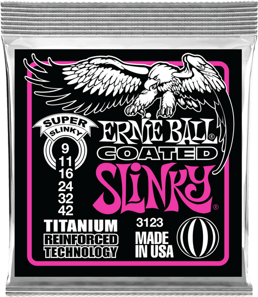 3123 Coated Titanium Super Slinky 9-42
