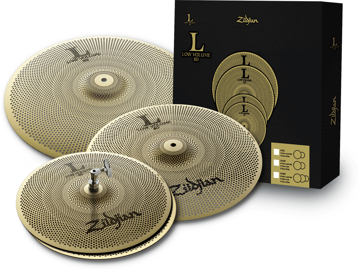 Zildjian LV468 Pack Cymbales L80 Low Volume 14" / 16" / 18"