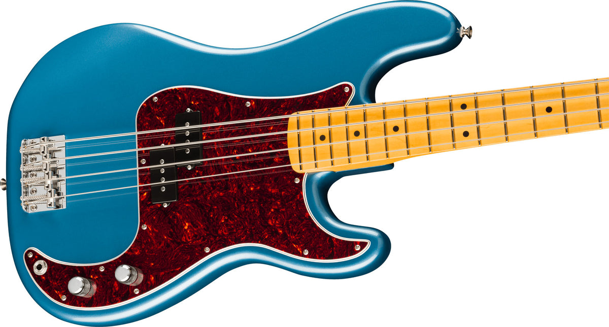 American Professional Classic Precision Bass MN Blu Lake Placid sbiadito