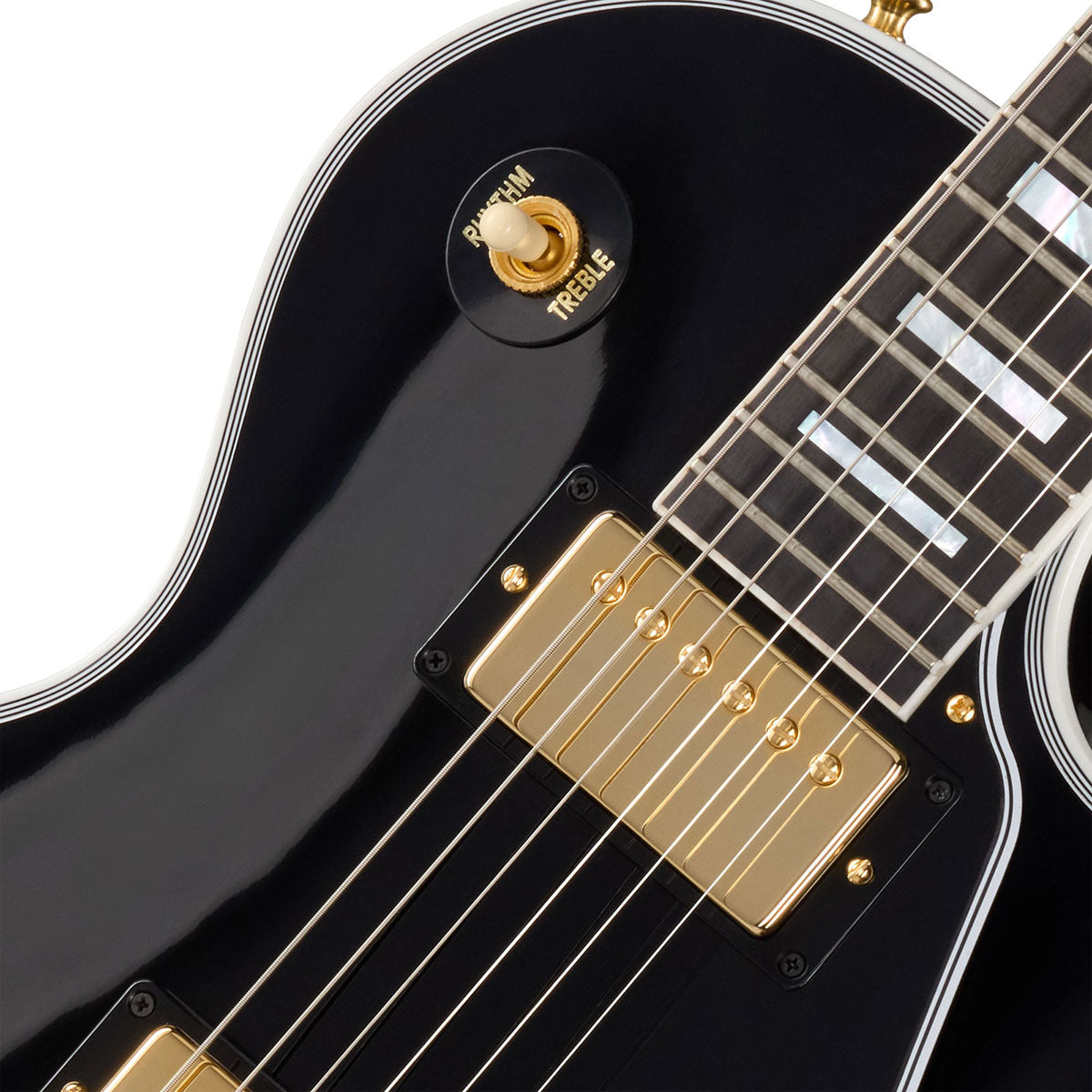 Les Paul Custom Lange Mensur Ebenholz Modern