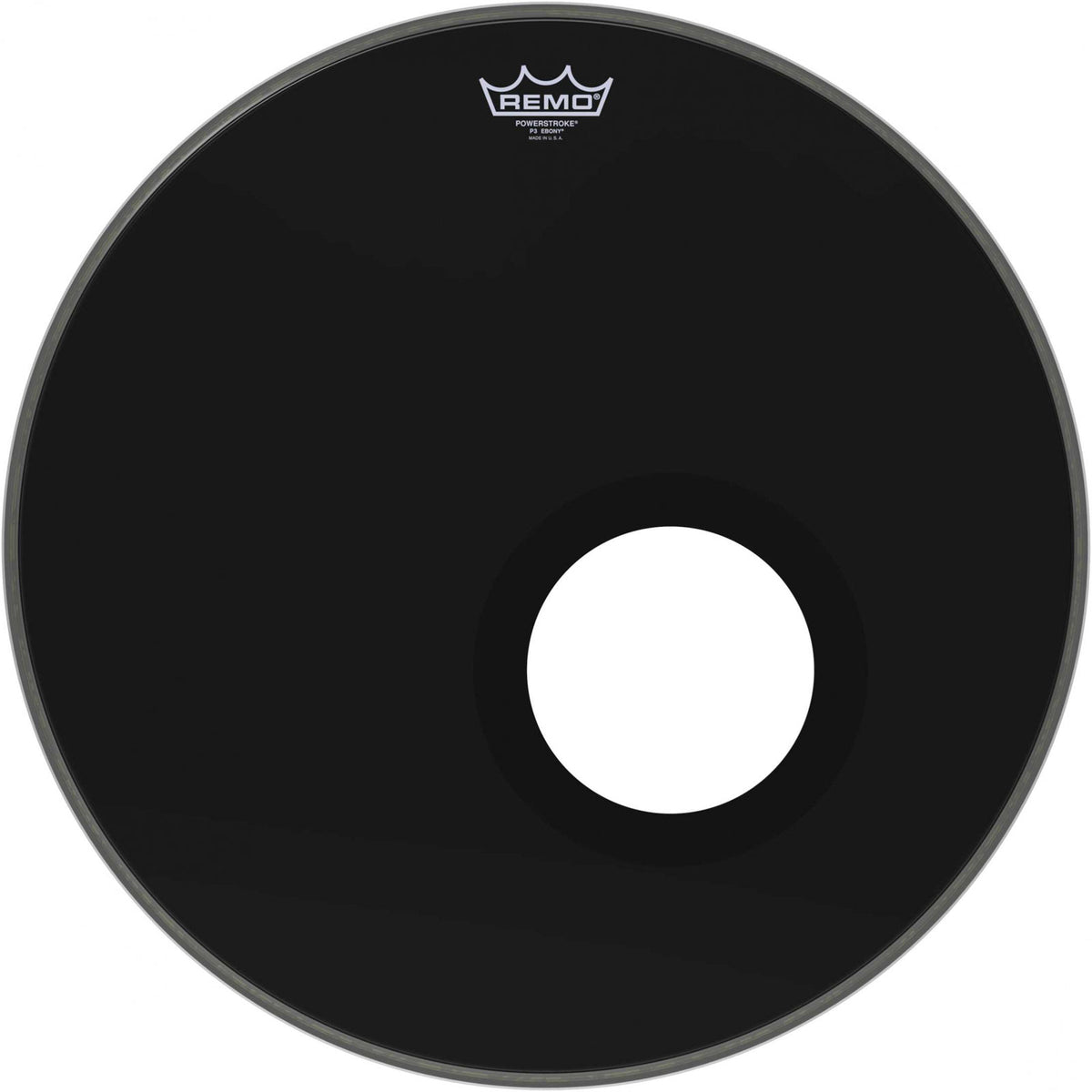 P3-1020-ES-dm Timbre Resonance Grosse Caisse P3 3 20 Ebony