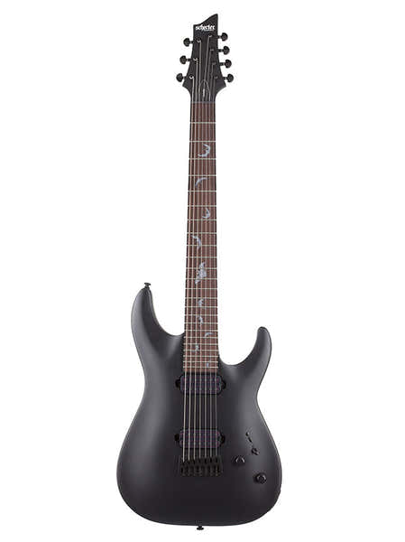 Damien 7 Satin-Schwarz