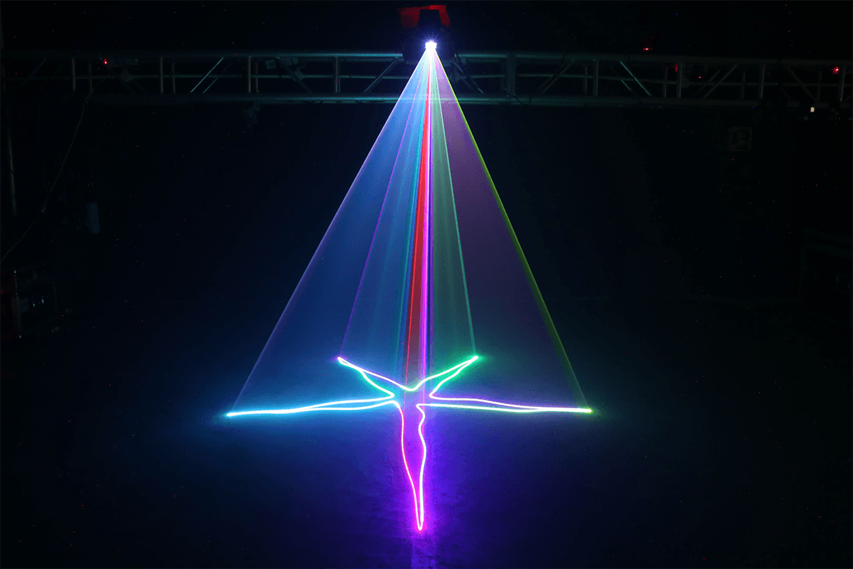 SPECTRUM 400 RGB - LASER POLICROMO VERDE ROSSO BLU