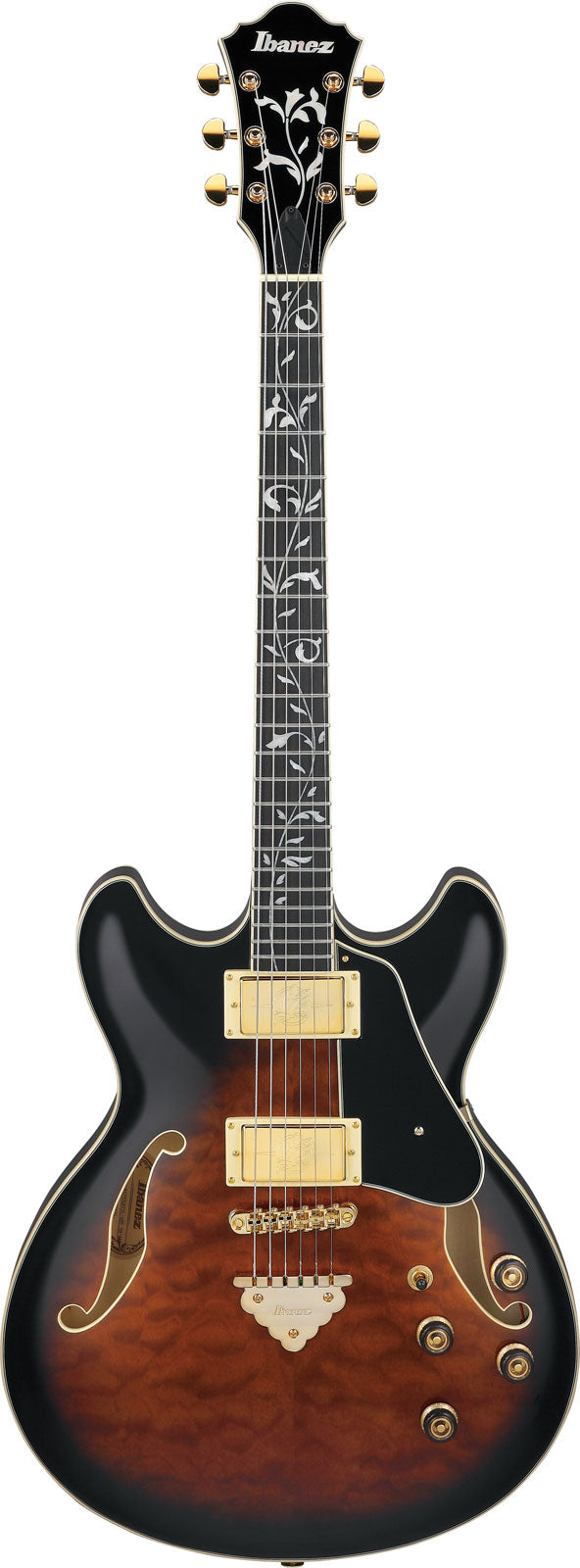 AS93QMSP-DBS Sunburst Marrone Scuro Artcore Expressionist