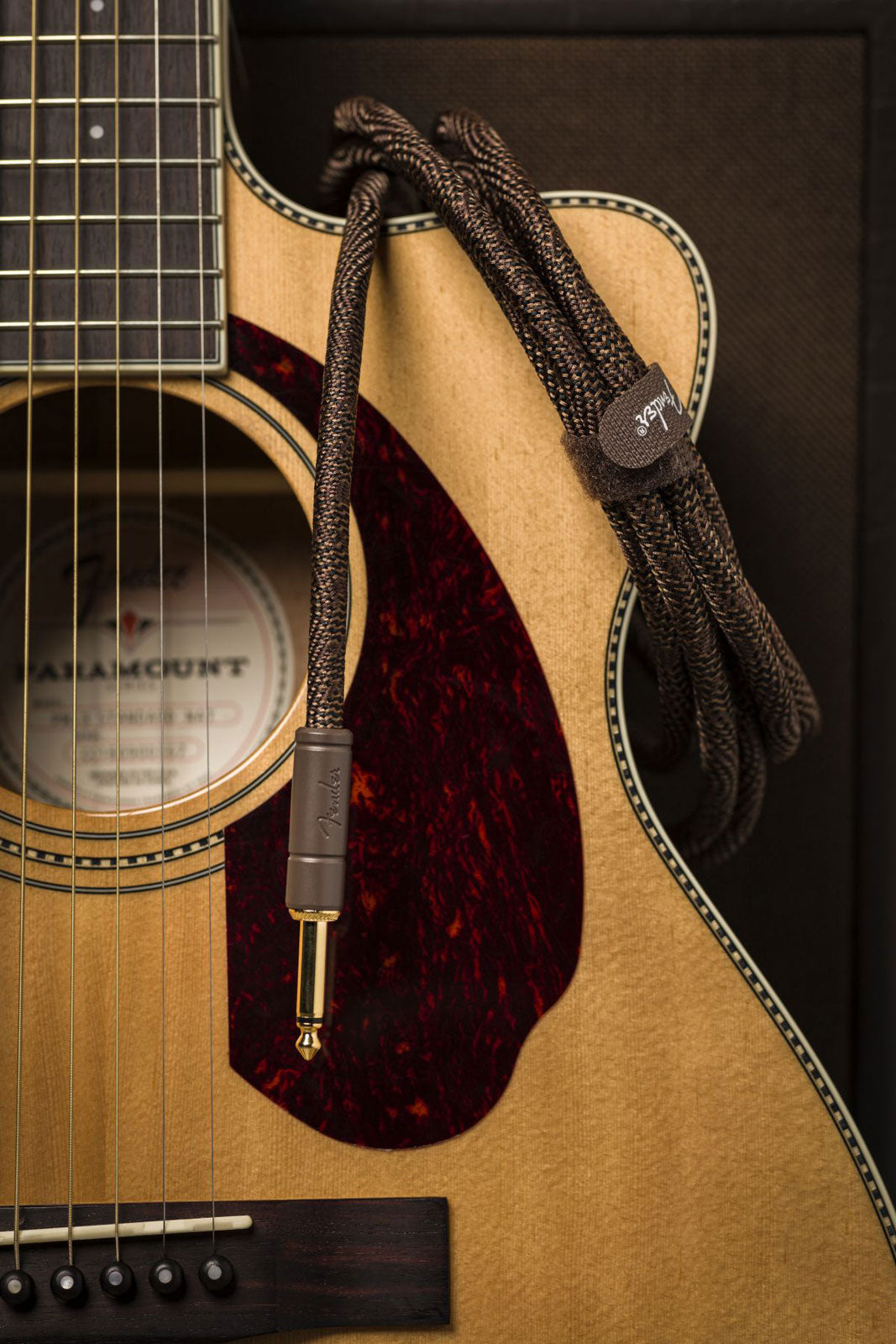 5,5m Paramount Acoustic Instrument Cable Brown