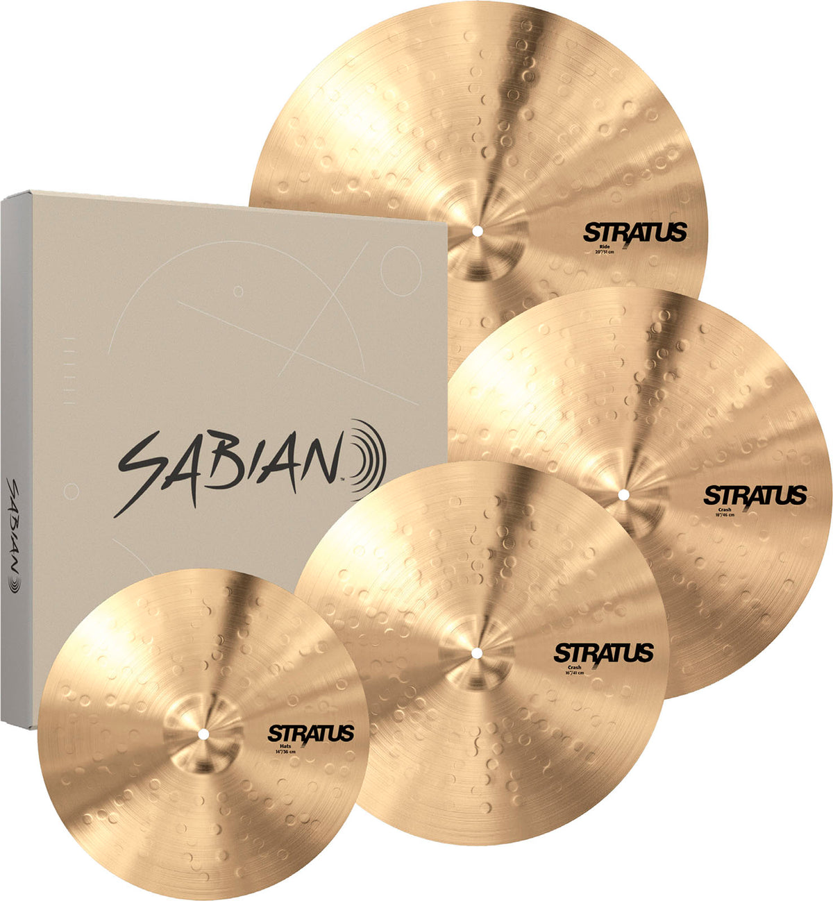 Sabian Stratus Promotional 14"-16"-18"-20" +90 JOURS ESSAI DRUMEO