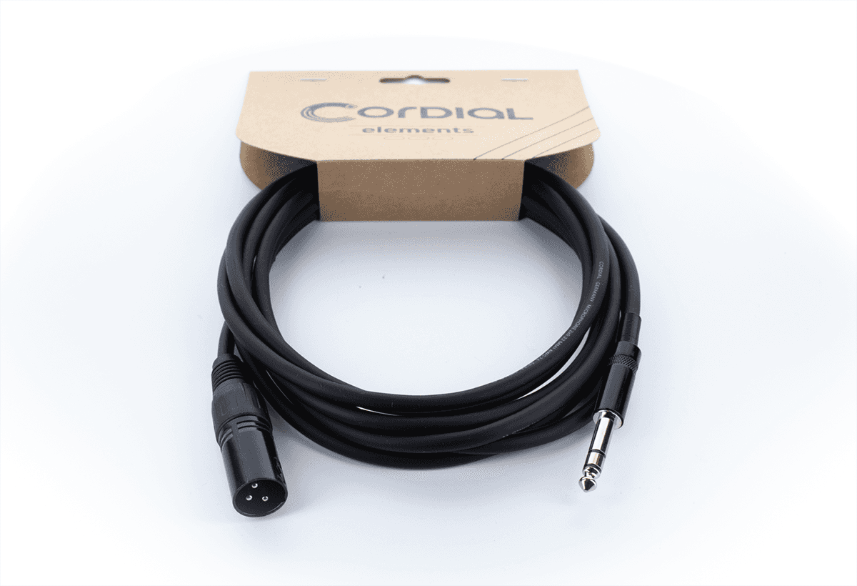Cavo Audio XLR Maschio / Jack Stereo - 50 CM