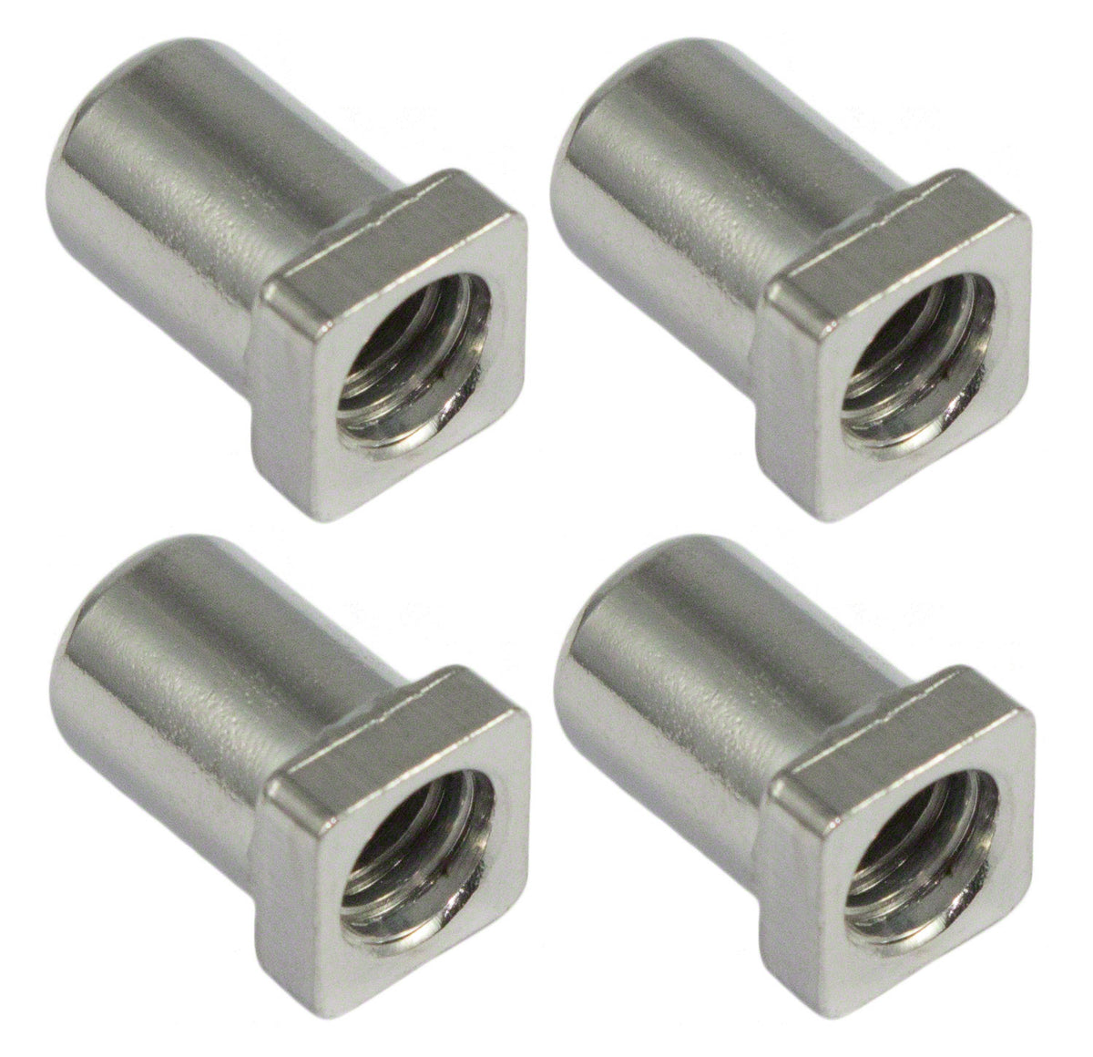SN-SQ-12B - Cheminée 12mm Tête Carré - Laiton (X4)