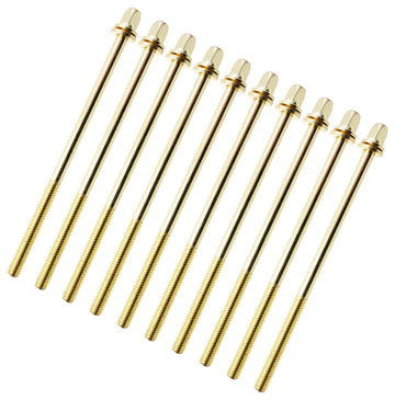 Spannschraube 102mm Gold Mit Unterlegscheibe - Gewinde 7/32" (X10)
