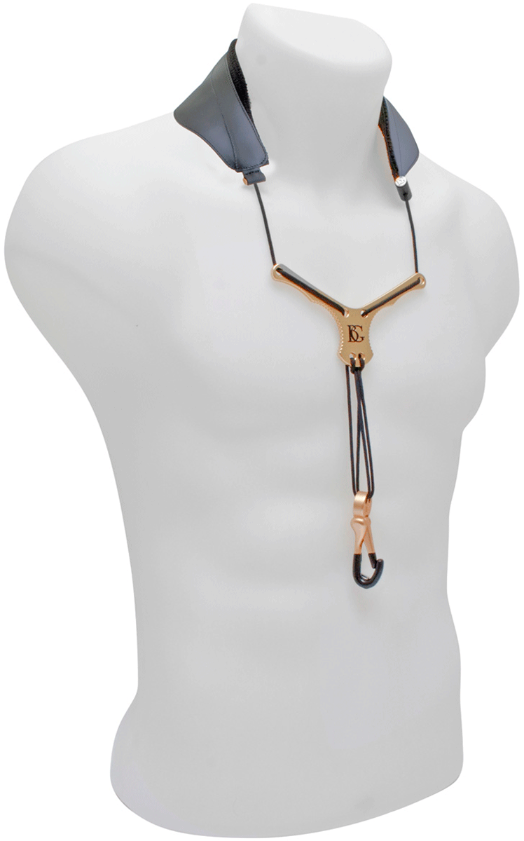 YOKE ZEN GURT SCHWARZ - METALL-KARABINER - ALTSAX/ TENORSAX