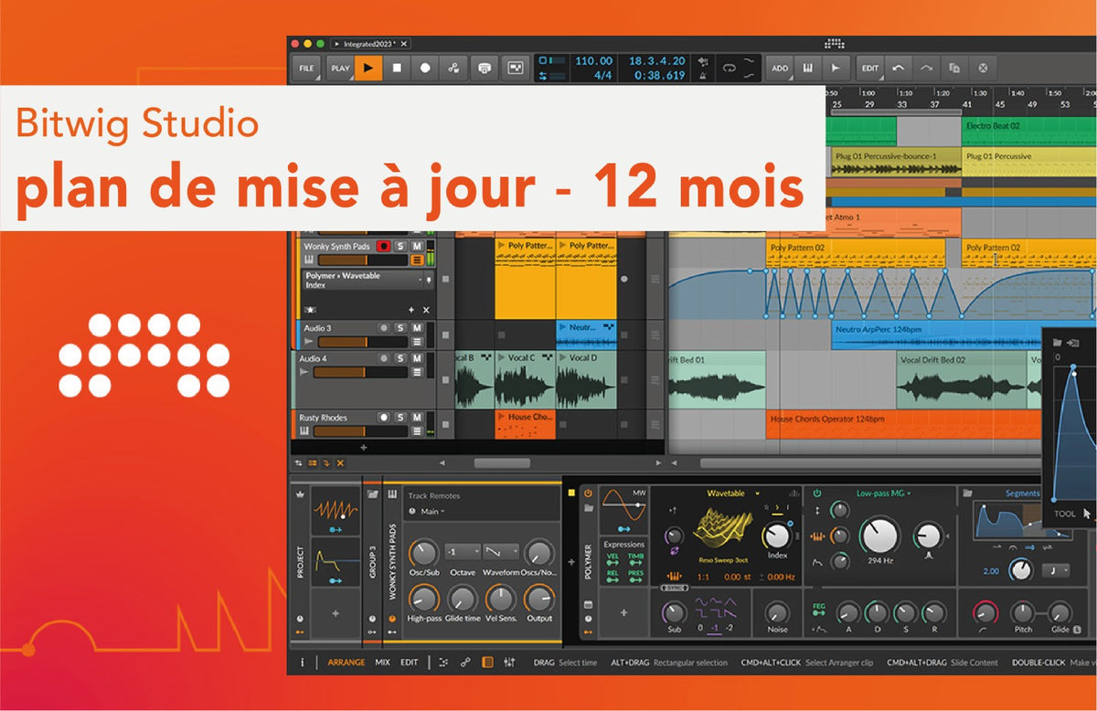 Bitwig Studio Upgrade Plan