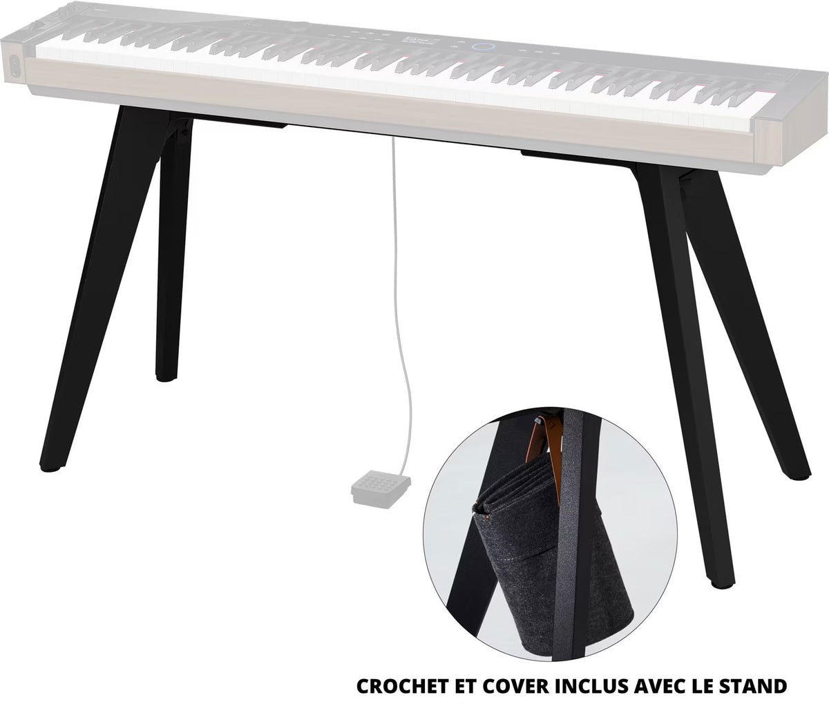 Supporto per tastiera CS-90 Nero