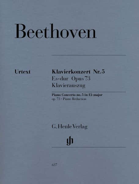 Beethoven L.V. - Concerto For Piano And Orchestra No. 5 E Flat Major Op. 73