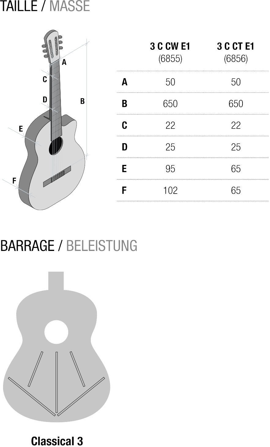 Student 3C Ct E1 + 9738 25mm Gigbag