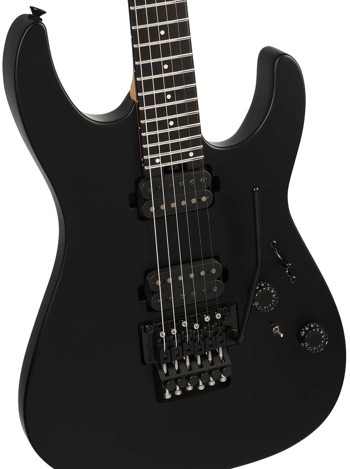 Pro-Mod Plus Dinky DK24 HH FR EB, Ebo Fingerboard - Satin Black