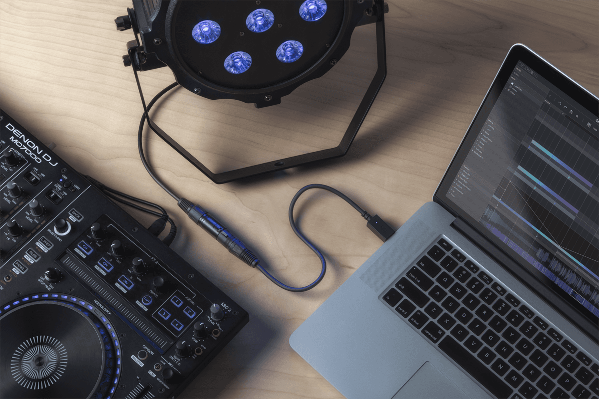 Micro DMX USB-Schnittstelle