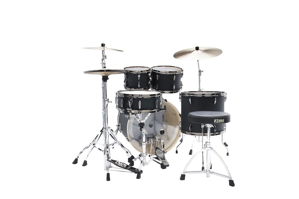 IMPERIALSTAR STAGE 22 DRUM KIT BLACKED OUT BLACK