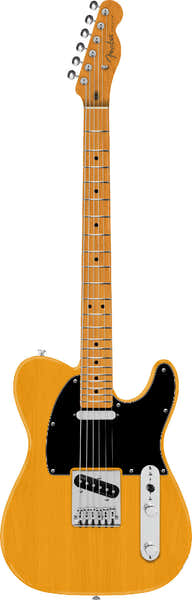 Telecaster 75 Anni Player II Bariton, MN Butterscotch-Blond