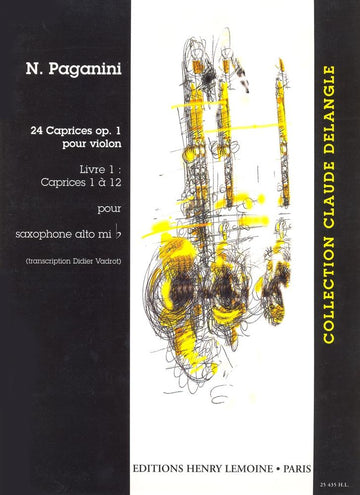 Paganini N. - Caprices (24) Vol.1 - Saxophone Solo