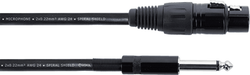 Câble Audio XLR Femelle / Jack Mono 5 M