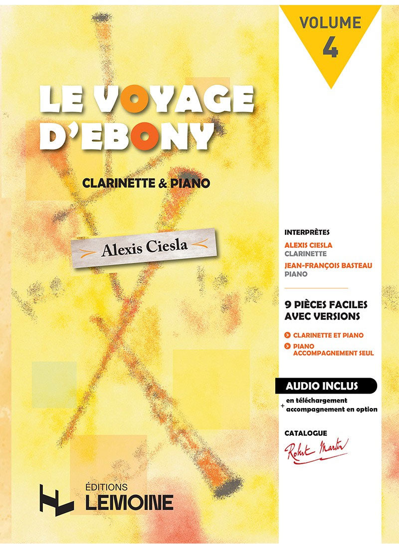 Ciesla A. - Le Voyage d'Ebony - Clarinette (+ Acc. Piano)