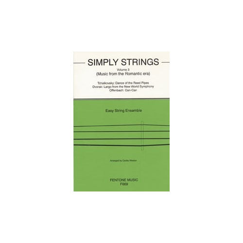 Fentone Music Simply Strings Volume 3