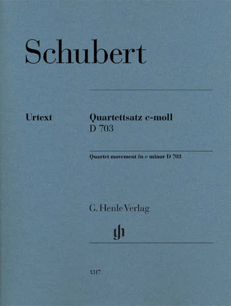 Schubert F. - Mouvement Pour Quatuor A Cordes En Ut Mineur D 703