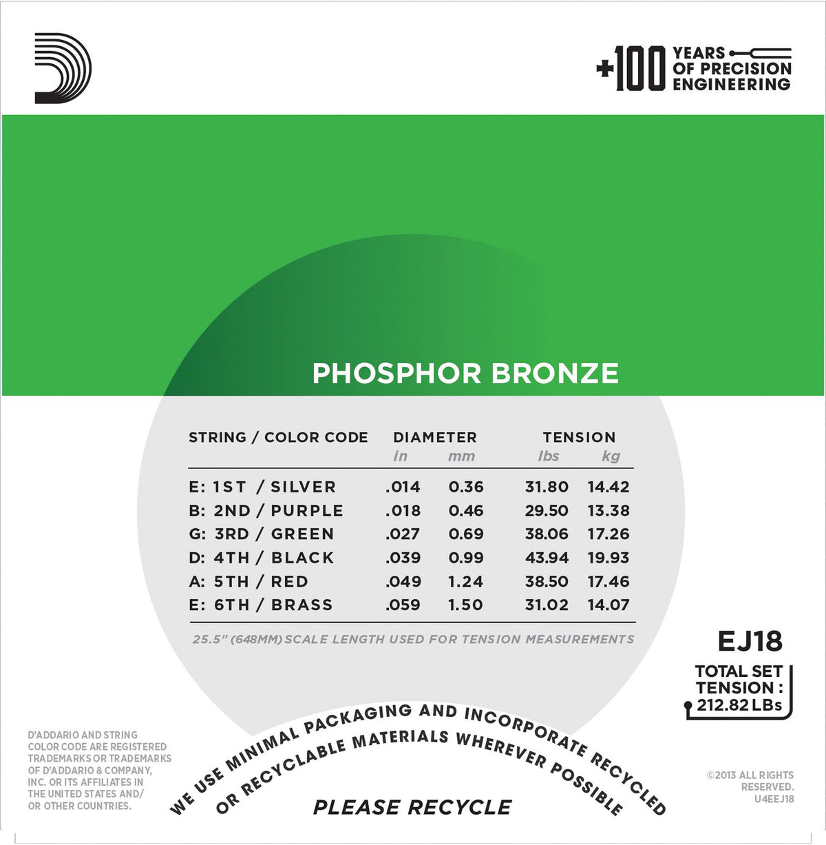 EJ18 Phosphor Bronze Heavy 14-59